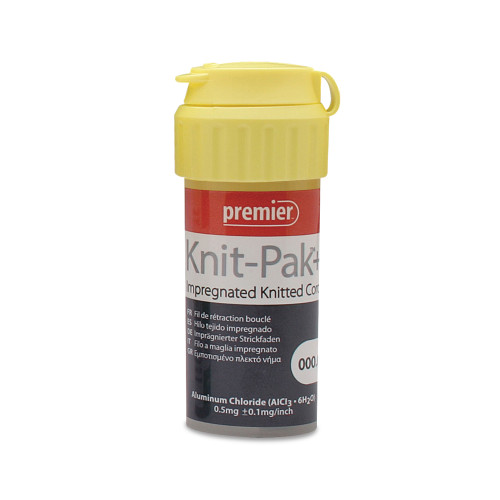 Knit-Pak+ Size 000.0 Aluminum Chloride Impregnated Knitted Retraction cord