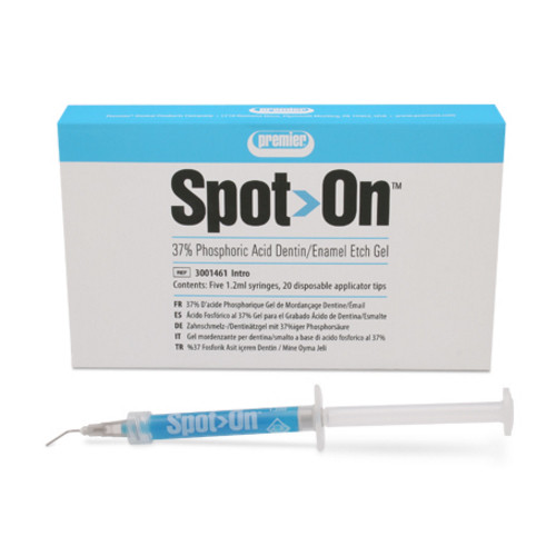 Spot On Acid Dentin/Enamel Etch Gel Bulk Kit 37% Phosphoric Acid. Ideal