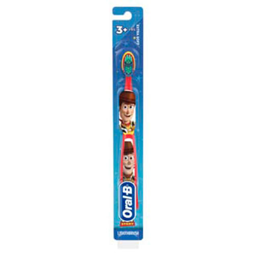 Oral-B Kids 3+ Toothbrush, Disney Princess, Pixar Toy Story character