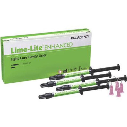 Lime-Lite Enhanced Cavity Liner, Kit: 4 - 1.2 mL Syringes and 20 Applicator Tips