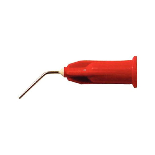 Pulpdent Pre-Bent applicator tips, 23G x 1/2' RED Luer Lock, 100/pk. For use