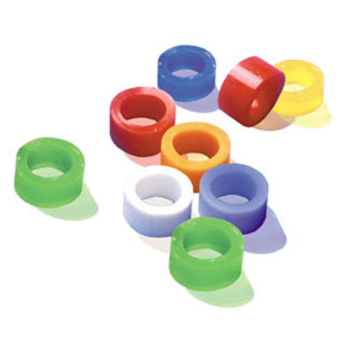 Pulpdent Assorted Color Coded Silicone Rings, Safe for All Types