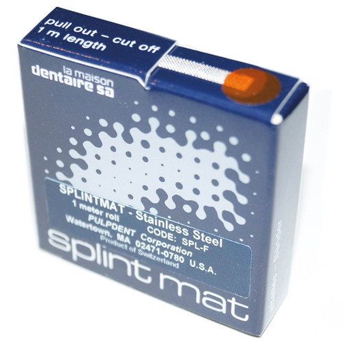 SplintMat fine woven stainless steel mesh grid splint in a roll. 1 meter (39')