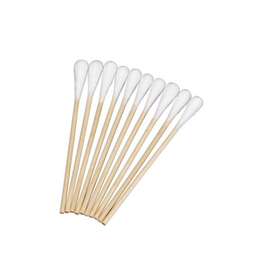 Safe-Dent 3' Cotton Tip Applicators 10000/Box. Non-Sterile, Wood shaft