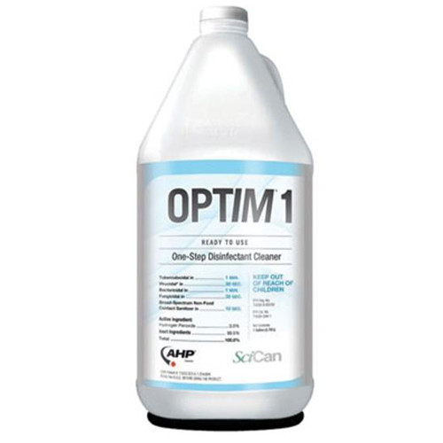 Optim 1 One-Step Cleaner & Disinfectant, 1 Gallon.
