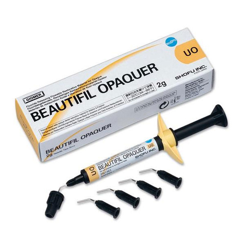 Beautifil Opaquer UO (Universal Opaque) shade, 2gm Syringe. Fluoride releasing