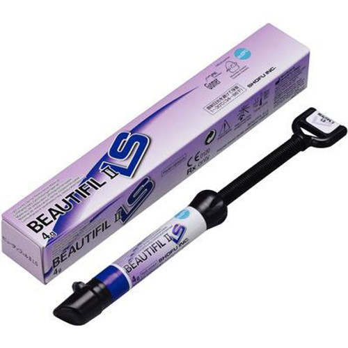 Beautifil II LS Bleach White, 4 gm Syringe. LS (Low Shrink) Universal