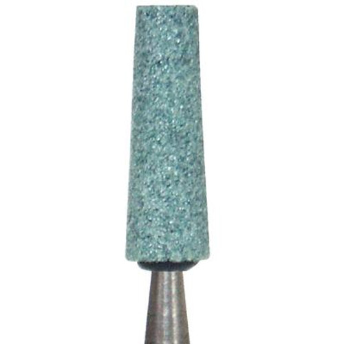 Dura-Green TC4 tapered cone HP (handpiece), 12/pk, silicon carbide finishing