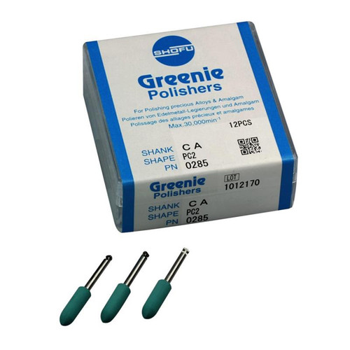 Greenie (Polish) CA PC2 Point, 12/pk. Provides finishing and polishing