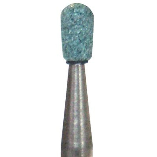 Dura-Green RD2 round HP (handpiece), 12/pk, silicon carbide finishing stones