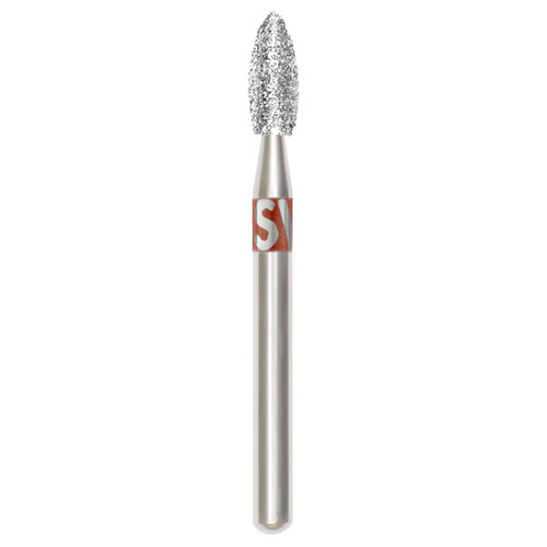 Piranha Diamonds FG #368.020 Fine Grit, Pointed Football Shaped, Single Use