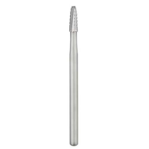 SS White FG #1702 SL (Surgical Length) Round End Taper Cross Cut Fissure