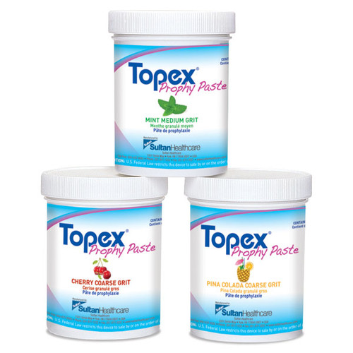Topex Coarse Mint Prophy Paste with Fluoride, 12 oz. Jar