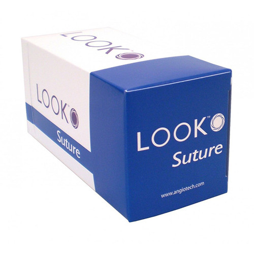 Look 4/0, 18' Plain Gut absorbable suture with precision reverse-cutting C-3