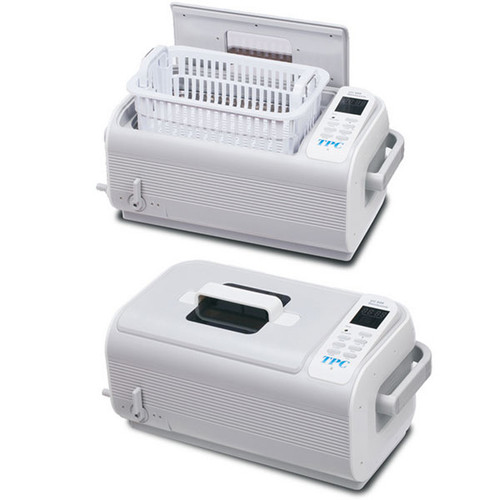 Dentsonic Ultrasonic Cleaner 1.6 Gal. with Heater, Timer & Plastic Basket