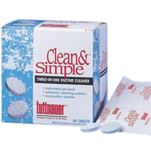 Clean & Simple Clean and Simple Ultrasonic/Enzymatic solution in Tablet form