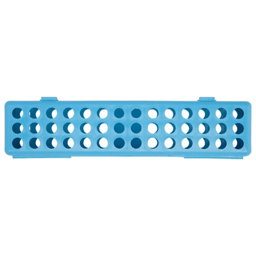 Steri-Container, Compact - Neon Blue 7-1/8' x 1-1/2' x 1-1/2', Holds 12-15 hand