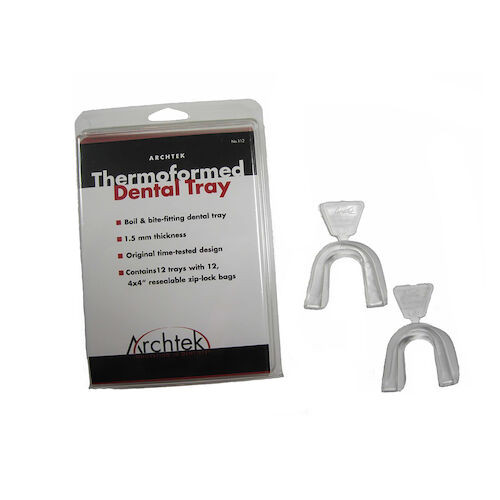 Thermoformed Dental Tray Kits 1.5 mm, 12-Unit Kit