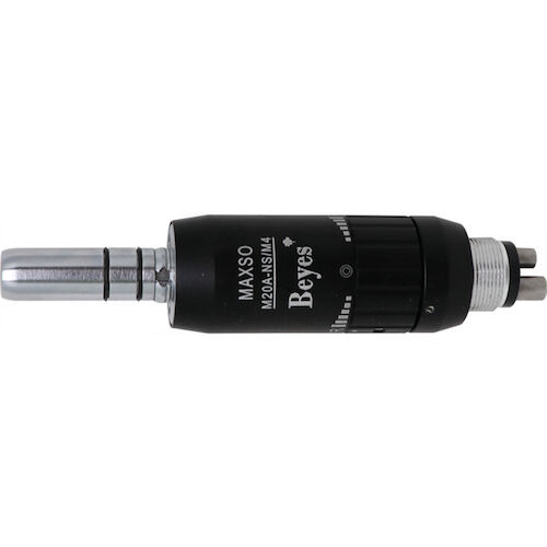 Maxso S20A-NS Low Speed Handpiece Attachment  M20A-NS/M4, Air Motor, M4 Backend, Non-Spray, Non-Optic, 20K