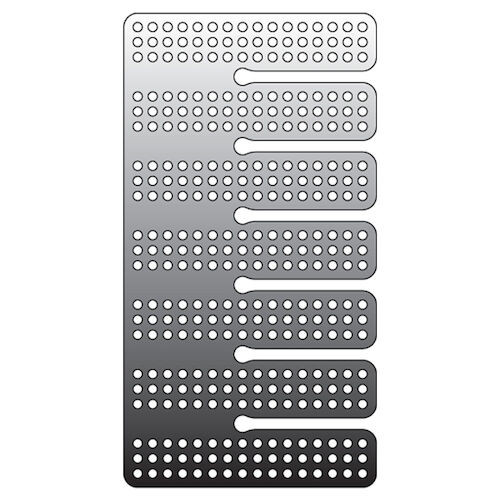 Screws and Tacks Titanium Mesh Plate 21.9 x 41 mm (0.15t)