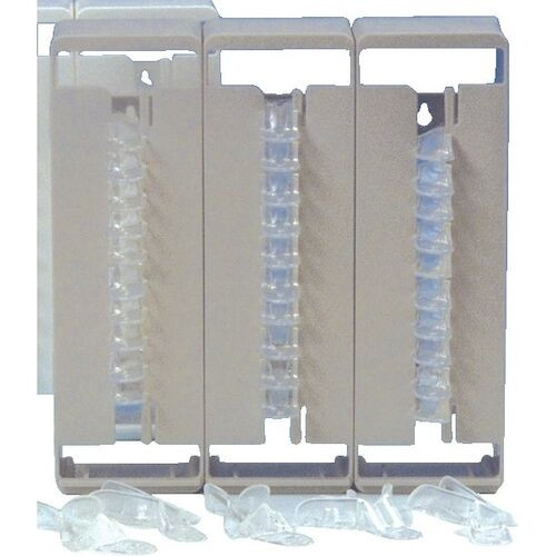 Crystal Disposable Impression Trays Empty Dispenser for Perforated Trays