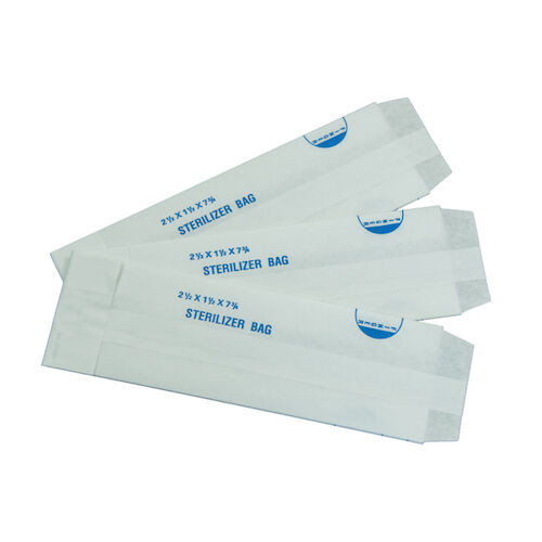 Sterilization Bags Tape Seal Sterile Bag, 2½" x 1½" x 10½", 1000/Box