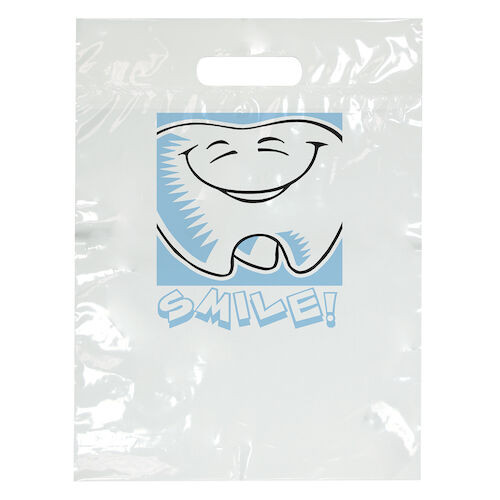 Specialty Scatter Bags Small Smile! Tooth Bag, 7.5" x 9", 100/Pkg