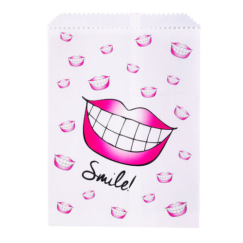 Paper Scatter Bags Big Lips Smile Design, 100/Pkg., S8635