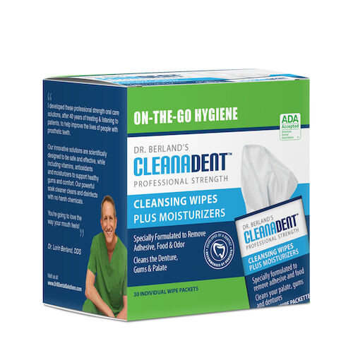 Cleanadent Denture & Gum Wipes Cleanadent Denture & Gum Wipes, 30/Box