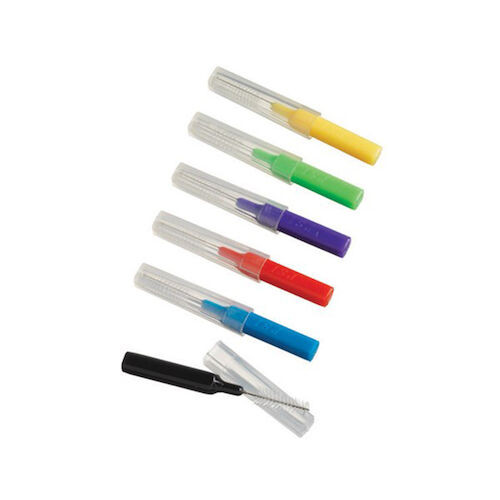 Travel Interproximal Brushes Assorted Colors, 144/Pkg.