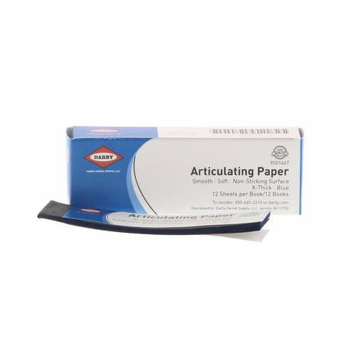 Articulating Paper X-Thick, 127 microns, Blue, 12Bks/Box