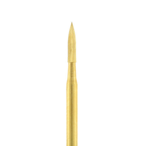 Infection Control30 Blade Gold Carbide Bur Needle, 9903, 5/Pkg.