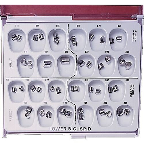 Infection ControlLower Bicuspid Stainless Steel Kit/48