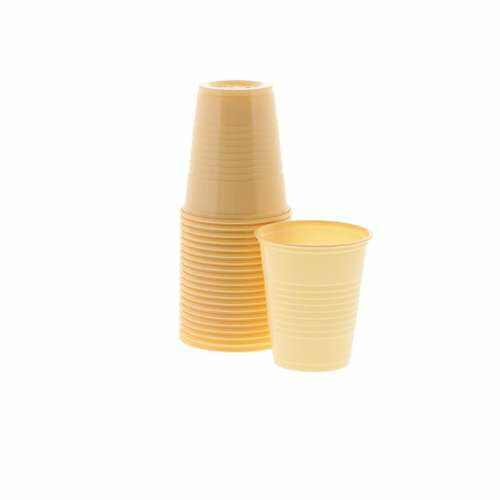 Plastic Cups Beige, 5 oz., 1000/Pkg.