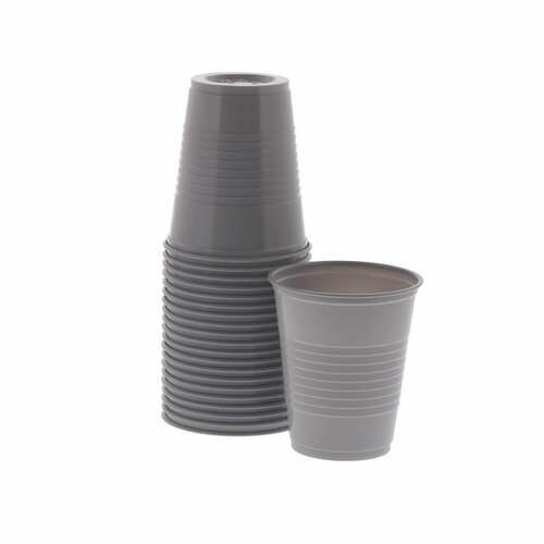 Plastic Cups Silver Gray, 5 oz., 1000/Pkg.