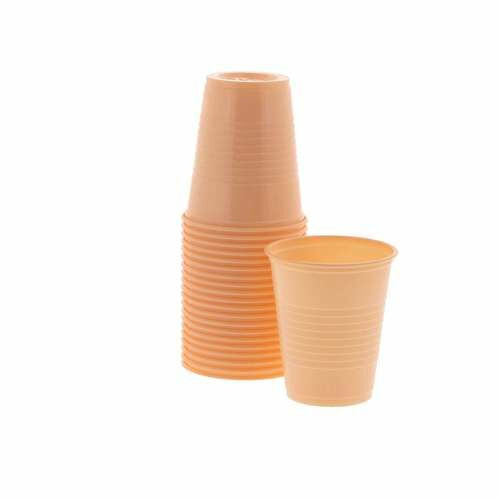 Plastic Cups Peach, 5 oz., 1000/Pkg.