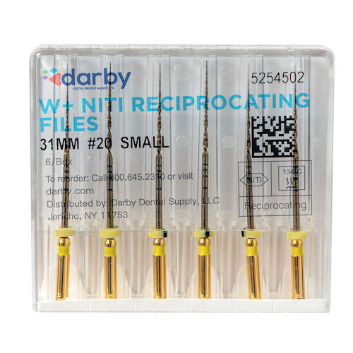 Infection ControlWV Reciprocating Files Small #20, 31MM, 6/Pkg