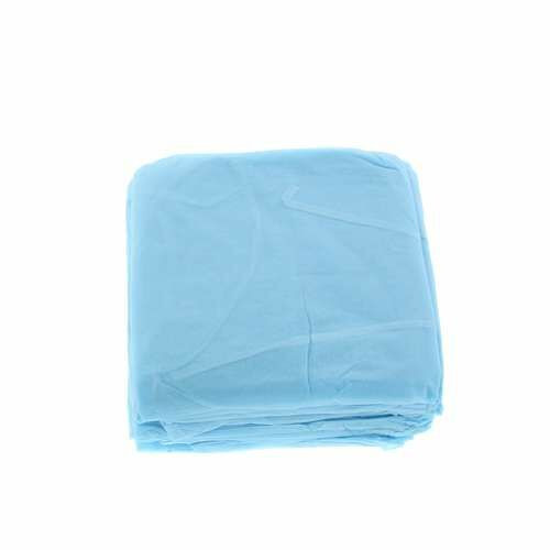 Infection ControlIsolation Gowns Blue, Elastic, 50/Case
