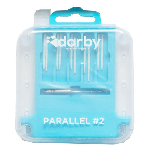 Parallel Fiber Posts Size 2 Kit, 1.1mm, 10 Parallel Posts, 1 Bur