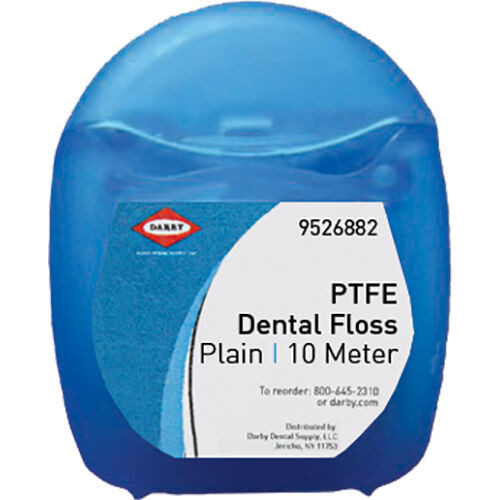 Dental Floss PTFE, Plain, 10 meters, 72/Case