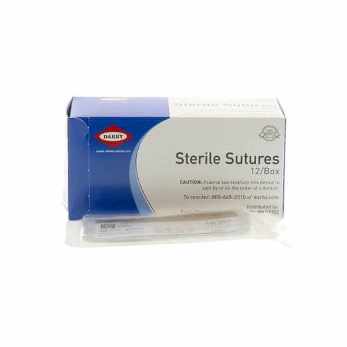 Infection ControlChromic Gut Sutures 3/8" Reverse Cutting, NC-3, 4/0, 18", 12/Box