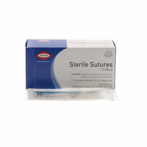Silk Non-Absorbable Sutures 4/0, 3/8" Reverse Cutting, NP-3, 18", 12/Box