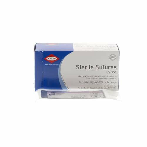 Infection ControlPGA Sutures 3/8" Reverse Cutting, 18", 12/Box, NPS-2, 4/0
