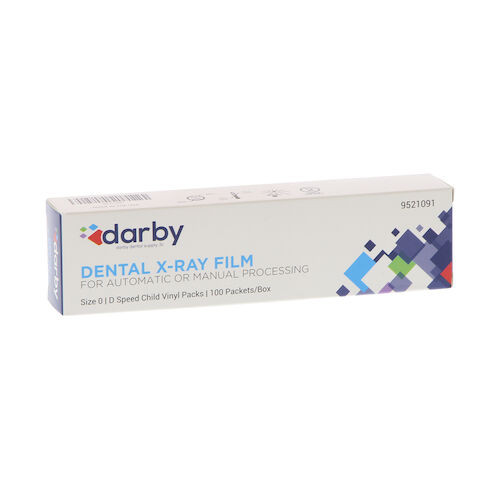 Dental X-Ray D-Speed Film XF-54 Single Film, Size 0 Child, 100/Box