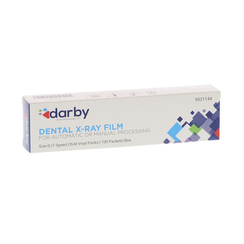 Dental X-Ray F-Speed Film Size 0 Child, FS-01, Single Film, 100/Box