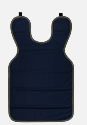 Soothe-Guard Navy Blue Lead-Lined Adult Apron without Collar 0.5mm