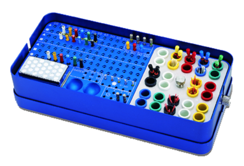 Split Kit Organizer Endo Blue Holds up to 139 Instruments and 28 Paper Points