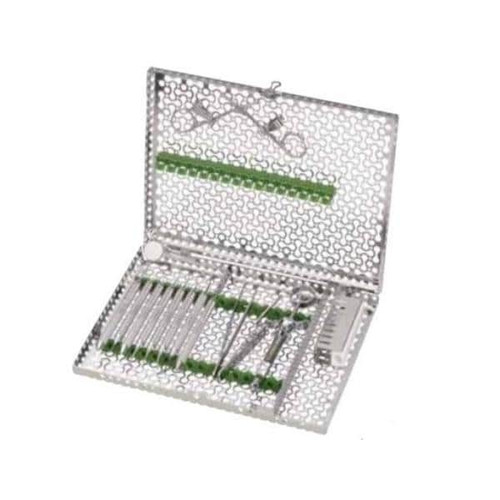 IMS Infinity Series Oral Surgery Cassette Stainless Steel Blk 12 Instruments  (IMNOS7)