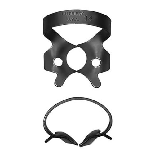 Black Line Rubber Dam Clamp Winged Size 14  (RDCM14X)