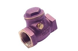 Brass Swing Check Valve, 3/4"